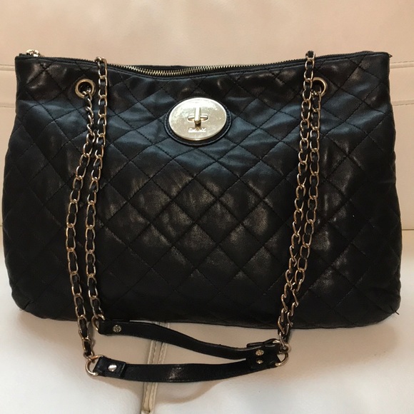 Dkny Handbags - DKNY LEATHER SHOULDER AND CROSSBODY PURSE